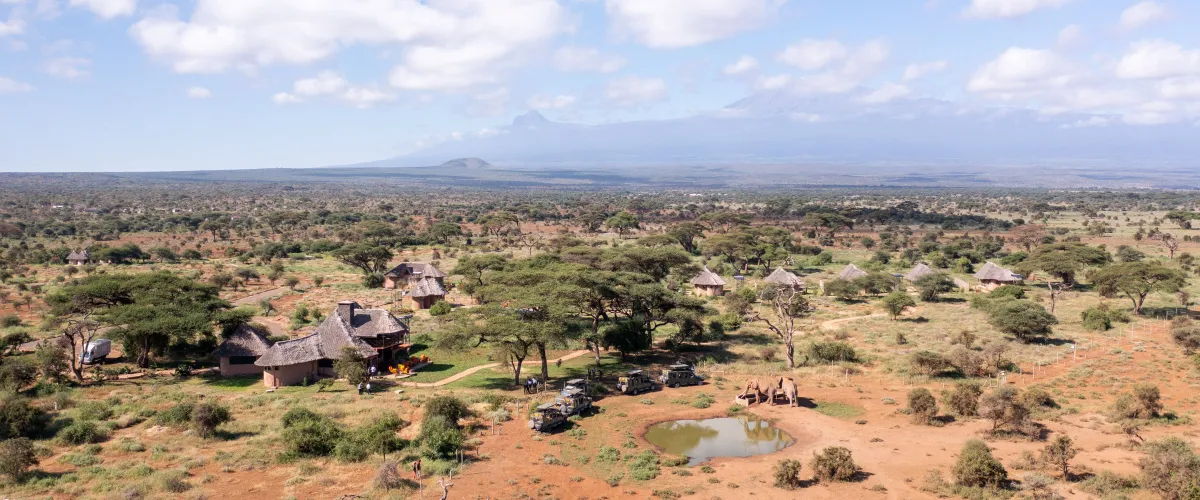 Oilepo camp at sunrise