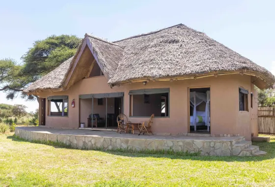 Family cottage living area
