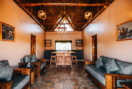 Family cottage living area