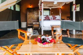 Tent verandah view