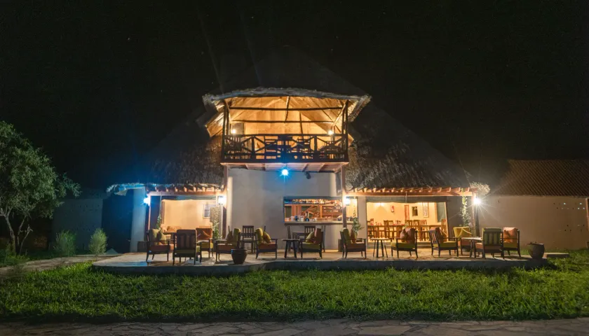 Amboseli National Park restaurant dining experience — Night Still